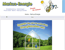 Tablet Screenshot of markus-energie.de